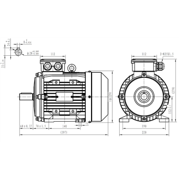 Silnik elektryczny 3kW 900 obr/min. 112B3
